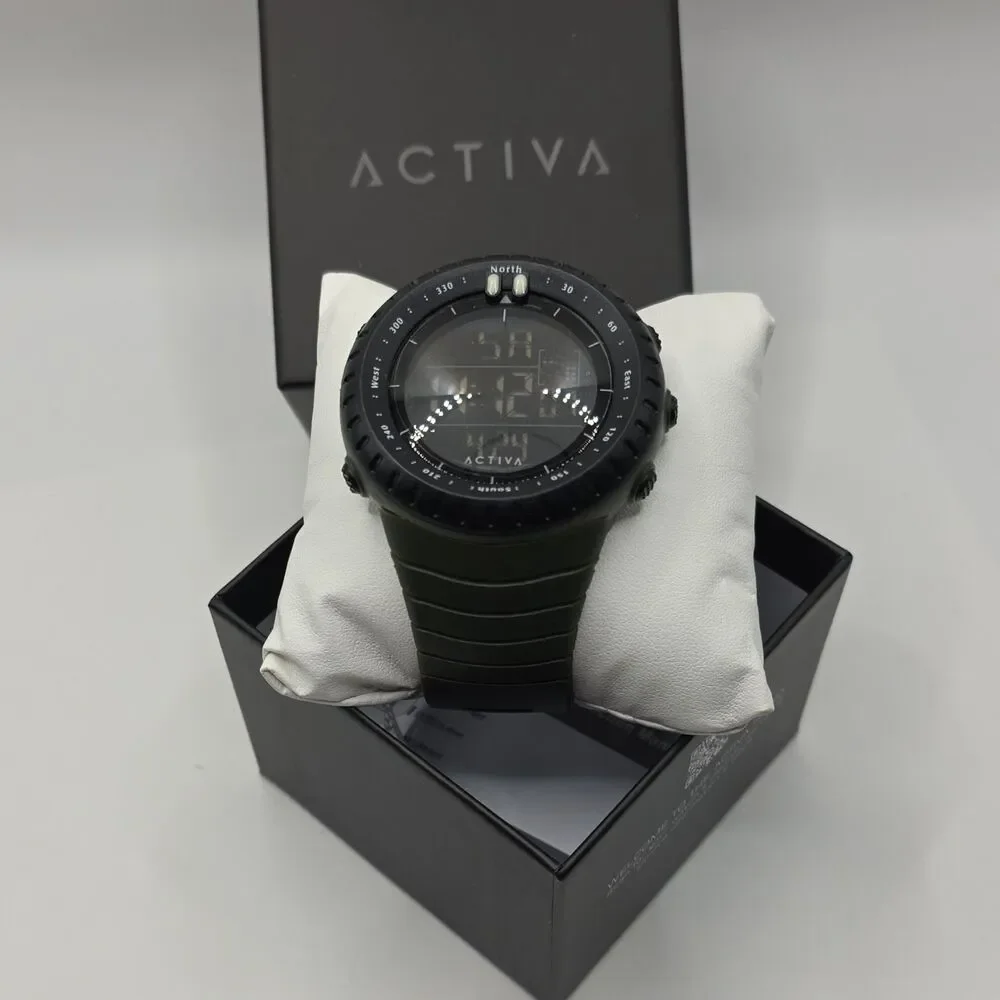 Activa Odyssey X Invicta mens Digital watch 53mm Army Green acw1237 002